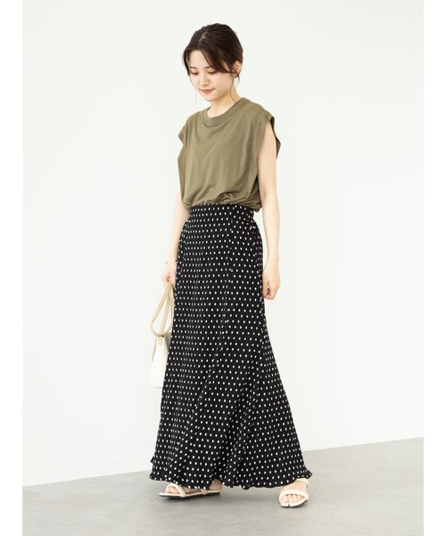 ELENCARE DUE（エレンカーレデュエ）の「・ELENCARE DUE ドットヨウリュウスカート＊（スカート・レディース・チャコールグレー/ブラック/ベージュ/ネイビー・FREE）」の16枚目の写真