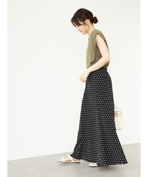 ELENCARE DUE（エレンカーレデュエ）の「・ELENCARE DUE ドットヨウリュウスカート＊（スカート・レディース・チャコールグレー/ブラック/ベージュ/ネイビー・FREE）」の17枚目の写真