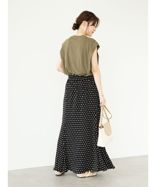 ELENCARE DUE（エレンカーレデュエ）の「・ELENCARE DUE ドットヨウリュウスカート＊（スカート・レディース・チャコールグレー/ブラック/ベージュ/ネイビー・FREE）」の18枚目の写真