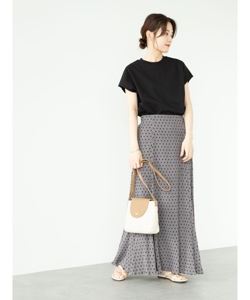 ELENCARE DUE（エレンカーレデュエ）の「・ELENCARE DUE ドットヨウリュウスカート＊（スカート・レディース・チャコールグレー/ブラック/ベージュ/ネイビー・FREE）」の5枚目の写真