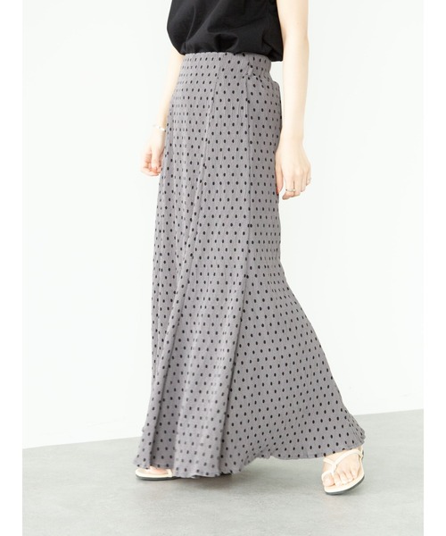 ELENCARE DUE（エレンカーレデュエ）の「・ELENCARE DUE ドットヨウリュウスカート＊（スカート・レディース・チャコールグレー/ブラック/ベージュ/ネイビー・FREE）」の8枚目の写真