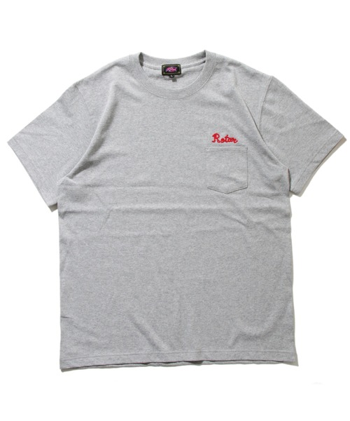 ROTAR(ローター)の「Chain Rotar Pocket Tee ポケット Tシャツ(Tシャツ/カットソー・メンズ・ホワイト/ブラック/ネイビー/ミックスグレー・SMALL/MEDIUM/LARGE/X-LARGE)」の3枚目の写真