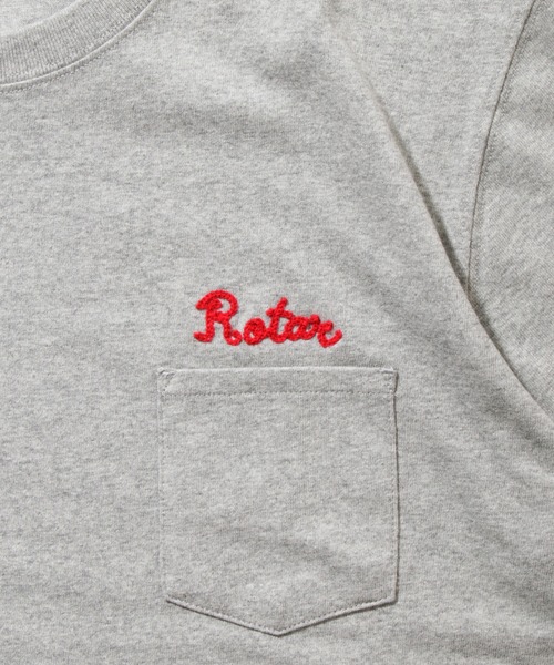 ROTAR(ローター)の「Chain Rotar Pocket Tee ポケット Tシャツ(Tシャツ/カットソー・メンズ・ホワイト/ブラック/ネイビー/ミックスグレー・SMALL/MEDIUM/LARGE/X-LARGE)」の7枚目の写真