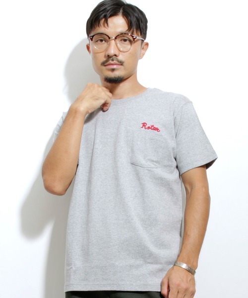 ROTAR(ローター)の「Chain Rotar Pocket Tee ポケット Tシャツ(Tシャツ/カットソー・メンズ・ホワイト/ブラック/ネイビー/ミックスグレー・SMALL/MEDIUM/LARGE/X-LARGE)」の10枚目の写真