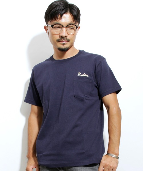 ROTAR(ローター)の「Chain Rotar Pocket Tee ポケット Tシャツ(Tシャツ/カットソー・メンズ・ホワイト/ブラック/ネイビー/ミックスグレー・SMALL/MEDIUM/LARGE/X-LARGE)」の11枚目の写真