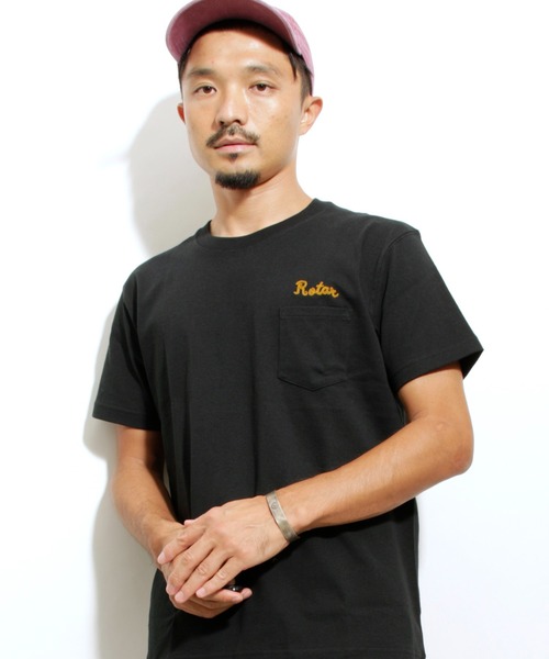 ROTAR(ローター)の「Chain Rotar Pocket Tee ポケット Tシャツ(Tシャツ/カットソー・メンズ・ホワイト/ブラック/ネイビー/ミックスグレー・SMALL/MEDIUM/LARGE/X-LARGE)」の12枚目の写真