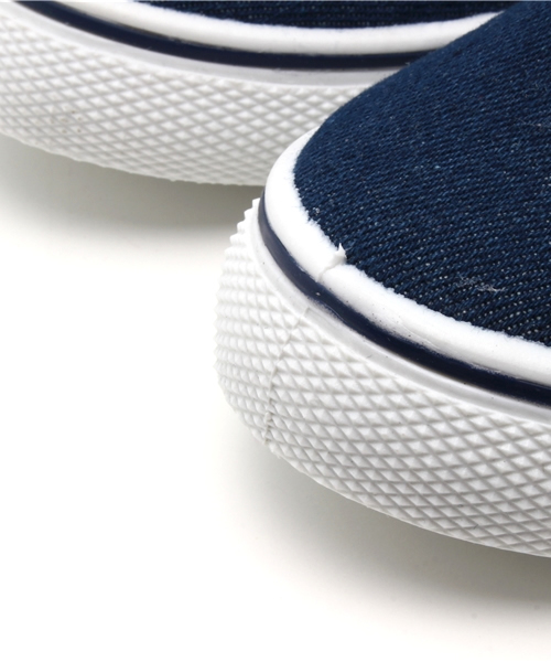 WEGO(ウィゴー)の「WEGO/スリッポンスニーカー(スニーカー・レディース・ホワイト/ブラック/ダークインディゴブルー・MEDIUM/LARGE)」の14枚目の写真