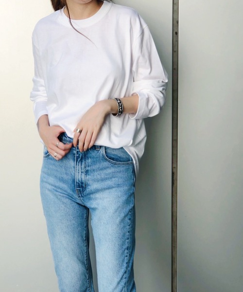 Banner Barrett(バナーバレット)の「ローズバックプリントTee(Tシャツ/カットソー・レディース・ホワイト/ブラック・38)」の5枚目の写真