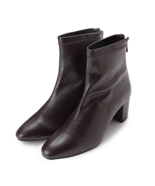 DRESKIP(ドレスキップ)の「◆ストレッチショートブーツ(ブーツ・レディース・ブラック/ベージュ/アイボリー/ブラック系/ブラウン系/ブラック系3/ブラウン系4・35/45/25)」の6枚目の写真