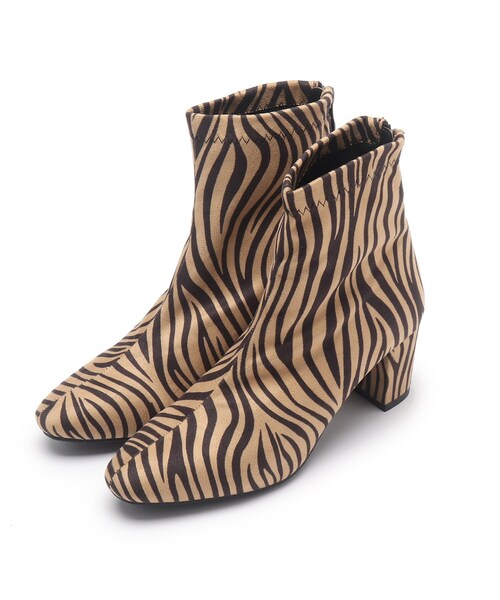 DRESKIP(ドレスキップ)の「◆ストレッチショートブーツ(ブーツ・レディース・ブラック/ベージュ/アイボリー/ブラック系/ブラウン系/ブラック系3/ブラウン系4・35/45/25)」の1枚目の写真