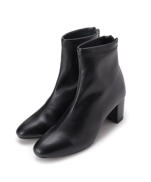 DRESKIP(ドレスキップ)の「◆ストレッチショートブーツ(ブーツ・レディース・ブラック/ベージュ/アイボリー/ブラック系/ブラウン系/ブラック系3/ブラウン系4・35/45/25)」の3枚目の写真