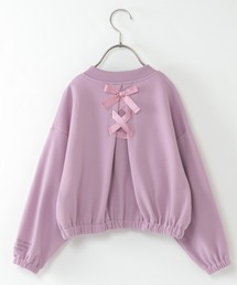 ikka（イッカ）の「【キッズ】バックレースアップポンチブルゾン（100~160cm）（ブルゾン・キッズ）」