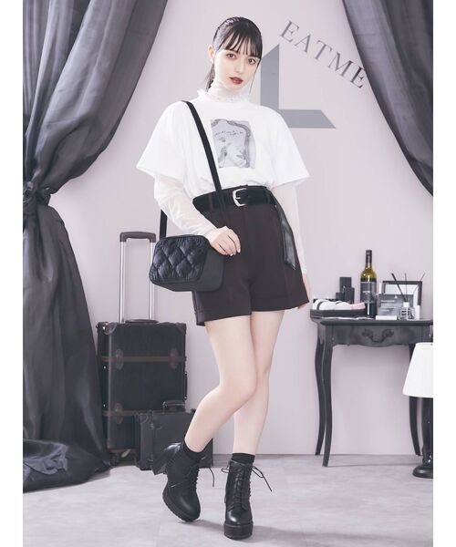 EATME（イートミー）の「ベルト付きショートパンツ（セットアップ可能）（その他パンツ・レディース・その他1・SMALL/MEDIUM）」の2枚目の写真