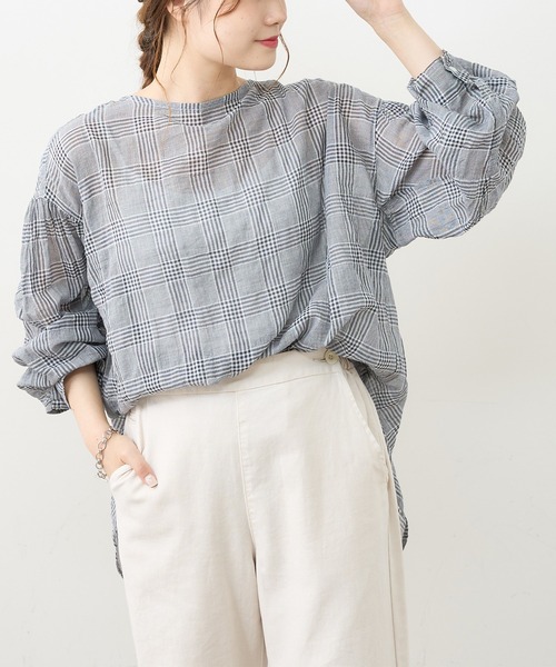 PUAL CE CIN(ピュアルセシン)の「シャーリングプルオーバーチュニック(シャツ/ブラウス・レディース・その他1/その他2/その他3/その他4/その他5・FREE)」の5枚目の写真