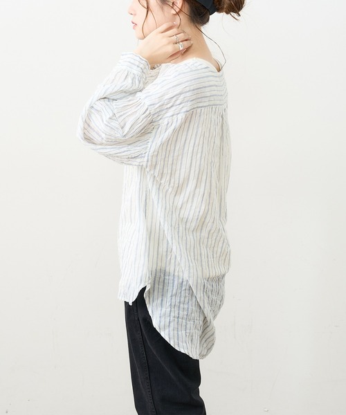 PUAL CE CIN(ピュアルセシン)の「シャーリングプルオーバーチュニック(シャツ/ブラウス・レディース・その他1/その他2/その他3/その他4/その他5・FREE)」の14枚目の写真