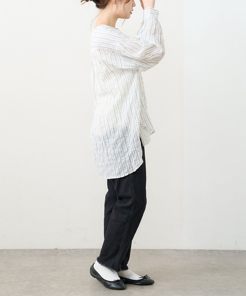 PUAL CE CIN(ピュアルセシン)の「シャーリングプルオーバーチュニック(シャツ/ブラウス・レディース・その他1/その他2/その他3/その他4/その他5・FREE)」の11枚目の写真