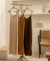 Ambre Neige | サテンキャミワンピース／【WEB/EC限定商品】(ワンピース)
