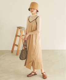 サテンキャミワンピース／【WEB/EC限定商品】