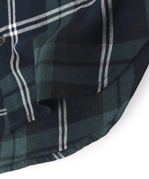 BRANSHES（ブランシェス）の「【ペア】チェックシャツ（シャツ/ブラウス・キッズ・ネイビー/レッド・150cm/90cm/130cm/100cm/140cm/110cm/120cm）」の15枚目の写真