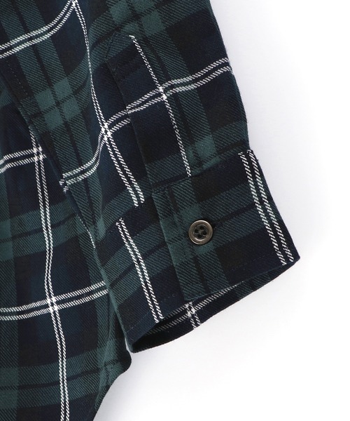 BRANSHES（ブランシェス）の「【ペア】チェックシャツ（シャツ/ブラウス・キッズ・ネイビー/レッド・150cm/90cm/130cm/100cm/140cm/110cm/120cm）」の14枚目の写真