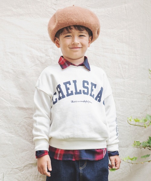 BRANSHES（ブランシェス）の「【ペア】チェックシャツ（シャツ/ブラウス・キッズ・ネイビー/レッド・150cm/90cm/130cm/100cm/140cm/110cm/120cm）」の9枚目の写真