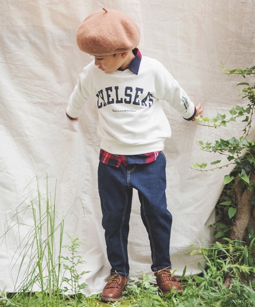 BRANSHES（ブランシェス）の「【ペア】チェックシャツ（シャツ/ブラウス・キッズ・ネイビー/レッド・150cm/90cm/130cm/100cm/140cm/110cm/120cm）」の10枚目の写真