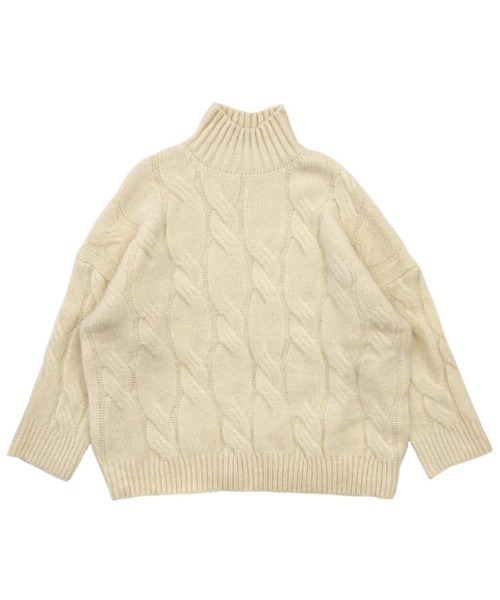 select MOCA（セレクトモカ）の「ハイネックランダムツイストニット