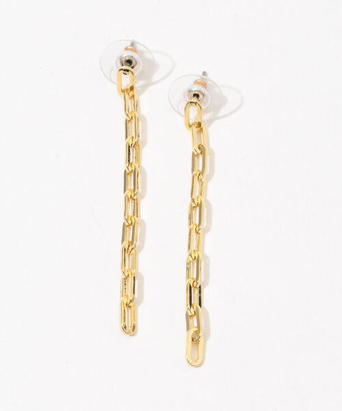 TOMORROWLAND （トゥモローランド）の「Kenneth Jay Lane ロングチェーンピアス（ピアス（両耳用）・レディース・シルバー系その他/ゴールド系その他・FREE）」の2枚目の写真