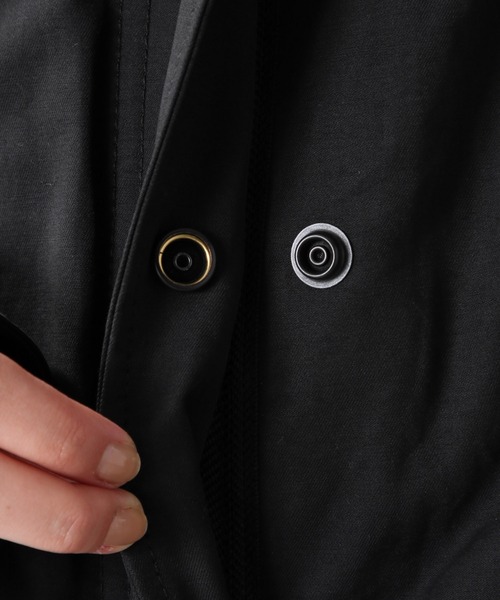 RAGEBLUE（レイジブルー）の「【2WAY仕様】ビッグシルエットモッズコート/954592（モッズコート・レディース・ブラック/オリーブ・FREE）」の14枚目の写真