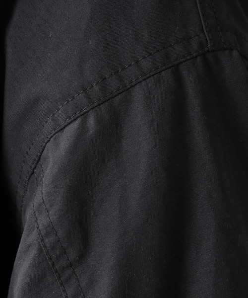 RAGEBLUE（レイジブルー）の「【2WAY仕様】ビッグシルエットモッズコート/954592（モッズコート・レディース・ブラック/オリーブ・FREE）」の21枚目の写真