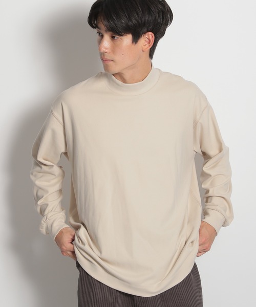 niko and...（ニコアンド）の「ピーチPEモックネックプルオーバー（Tシャツ/カットソー・メンズ・ブラック/ブラウン/ブルー/アイボリー・MEDIUM/LARGE）」の21枚目の写真