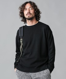 ガンジーハイゲージクルーネックニット