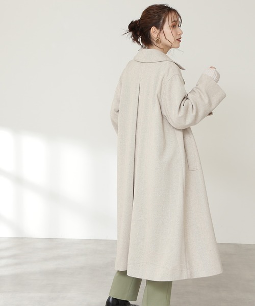 N.（N. Natural Beauty Basic）（エヌエヌナチュラルビューティーベーシック）の「≪【S Size Line】◆ヘリンボーンコート≫（その他アウター・レディース・グレー系その他/ベージュ系その他・SMALL/MEDIUM）」の9枚目の写真