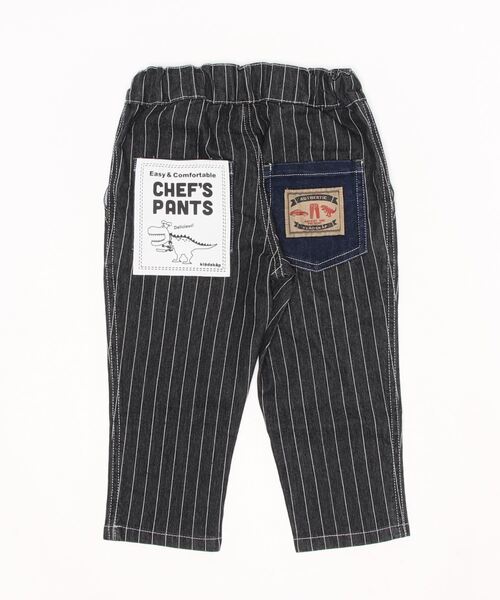 kladskap（クレードスコープ）の「ロゴ刺しゅうロング丈シェフパンツ（その他パンツ・キッズ・ブラック/ベージュ/カーキ・90cm/110cm/100cm/120cm/130cm）」の5枚目の写真