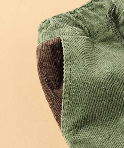 kladskap（クレードスコープ）の「ロゴ刺しゅうロング丈シェフパンツ（その他パンツ・キッズ・ブラック/ベージュ/カーキ・90cm/110cm/100cm/120cm/130cm）」の12枚目の写真