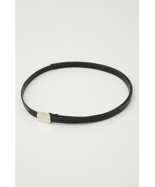 SLY(スライ)の「THIN F LEATHER BELT フェイクレザー ベルト(ベルト・レディース・ホワイト/ブラック/イエロー・FREE)」の15枚目の写真