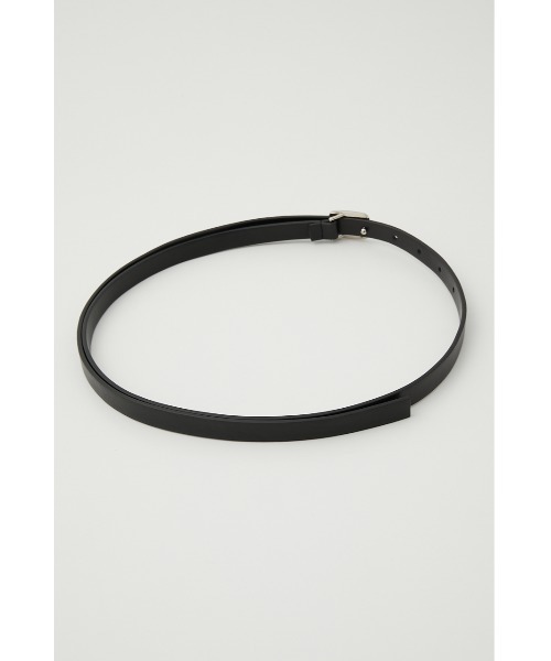 SLY(スライ)の「THIN F LEATHER BELT フェイクレザー ベルト(ベルト・レディース・ホワイト/ブラック/イエロー・FREE)」の20枚目の写真