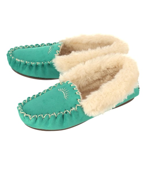 anap mimpi（アナップミンピ）の「SUN刺繍モカシンシューズ（モカシン/デッキシューズ・レディース・ピンク/ターコイズブルー/ラベンダー/グレイッシュベージュ・LL/S/M/L）」の7枚目の写真