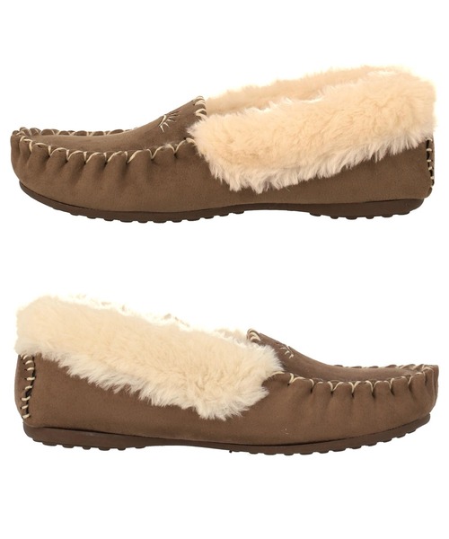 anap mimpi（アナップミンピ）の「SUN刺繍モカシンシューズ（モカシン/デッキシューズ・レディース・ピンク/ターコイズブルー/ラベンダー/グレイッシュベージュ・LL/S/M/L）」の10枚目の写真