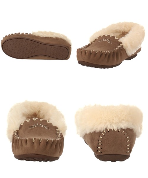 anap mimpi（アナップミンピ）の「SUN刺繍モカシンシューズ（モカシン/デッキシューズ・レディース・ピンク/ターコイズブルー/ラベンダー/グレイッシュベージュ・LL/S/M/L）」の21枚目の写真