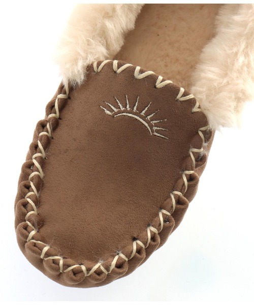 anap mimpi（アナップミンピ）の「SUN刺繍モカシンシューズ（モカシン/デッキシューズ・レディース・ピンク/ターコイズブルー/ラベンダー/グレイッシュベージュ・LL/S/M/L）」の16枚目の写真