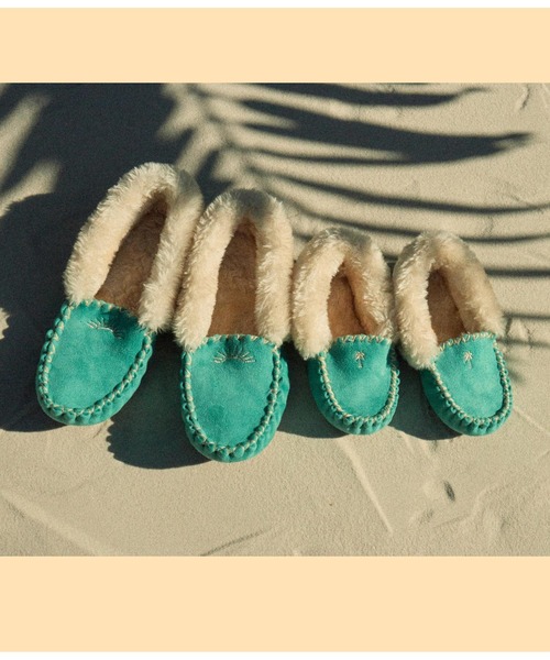 anap mimpi（アナップミンピ）の「SUN刺繍モカシンシューズ（モカシン/デッキシューズ・レディース・ピンク/ターコイズブルー/ラベンダー/グレイッシュベージュ・LL/S/M/L）」の20枚目の写真