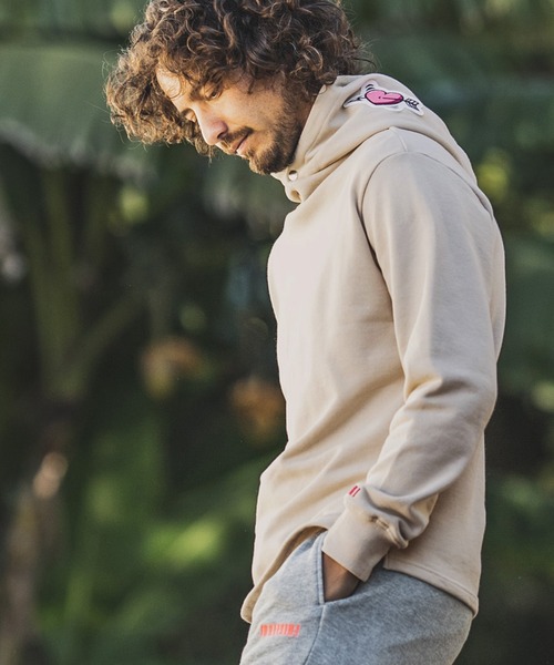 mpa2769-Stung Heart Patch Parka パーカー