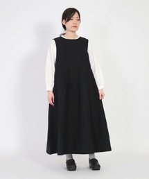 Brocante | [Brocante / ブロカント] 綿麻撥水ローン ソンモンシュワンピース(ワンピース)