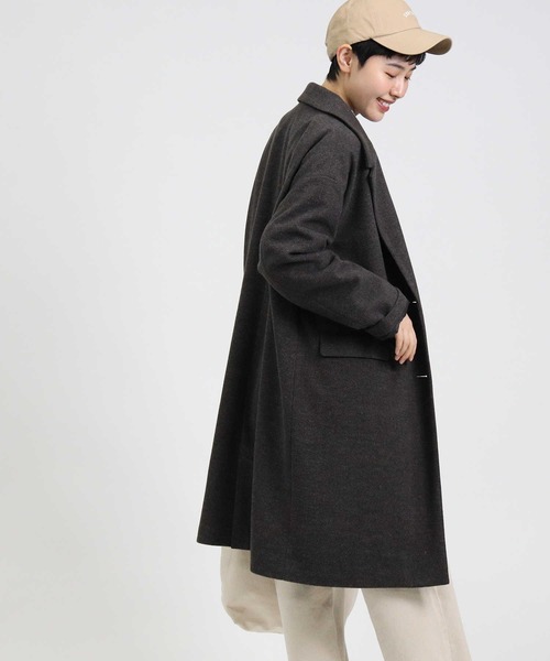 HONEYSUCKLE ROSE（ハニーサックルローズ）の「【HONEYSUCKLE ROSE】チェスターコート（チェスターコート・レディース・ベージュ/ダークグレー・M/L）」の19枚目の写真