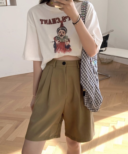 Dita Muaj.（ディータムアージュ）の「ミニマルハーフパンツ（その他パンツ・レディース・ブラック/サンドベージュ・S/M/L）」の2枚目の写真