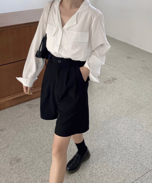 Dita Muaj.（ディータムアージュ）の「ミニマルハーフパンツ（その他パンツ・レディース・ブラック/サンドベージュ・S/M/L）」の15枚目の写真