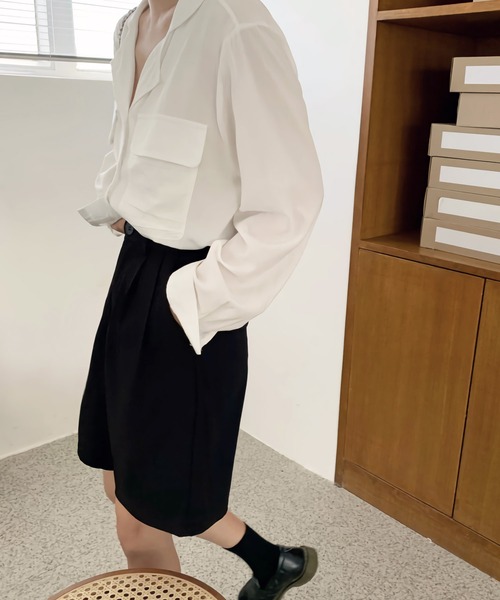 Dita Muaj.（ディータムアージュ）の「ミニマルハーフパンツ（その他パンツ・レディース・ブラック/サンドベージュ・S/M/L）」の6枚目の写真