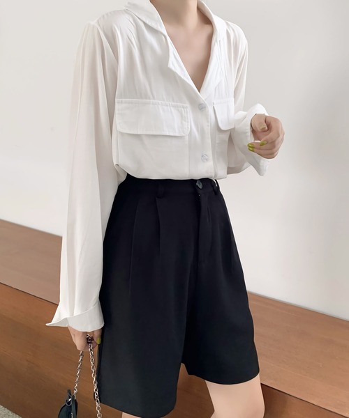 Dita Muaj.（ディータムアージュ）の「ミニマルハーフパンツ（その他パンツ・レディース・ブラック/サンドベージュ・S/M/L）」の13枚目の写真