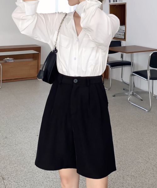 Dita Muaj.（ディータムアージュ）の「ミニマルハーフパンツ（その他パンツ・レディース・ブラック/サンドベージュ・S/M/L）」の22枚目の写真